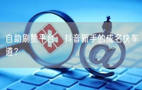 自助刷赞平台：抖音新手的成名快车道？