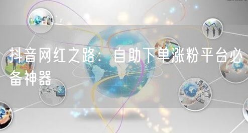 抖音网红之路：自助下单涨粉平台必备神器