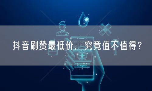 抖音刷赞最低价，究竟值不值得？