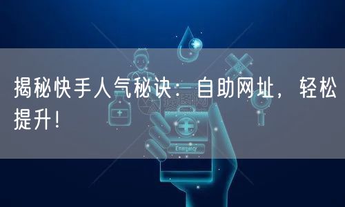 揭秘快手人气秘诀：自助网址，轻松提升！