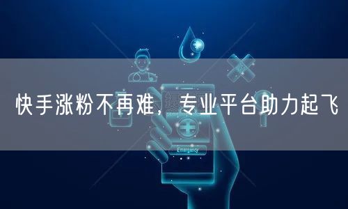 快手涨粉不再难，专业平台助力起飞