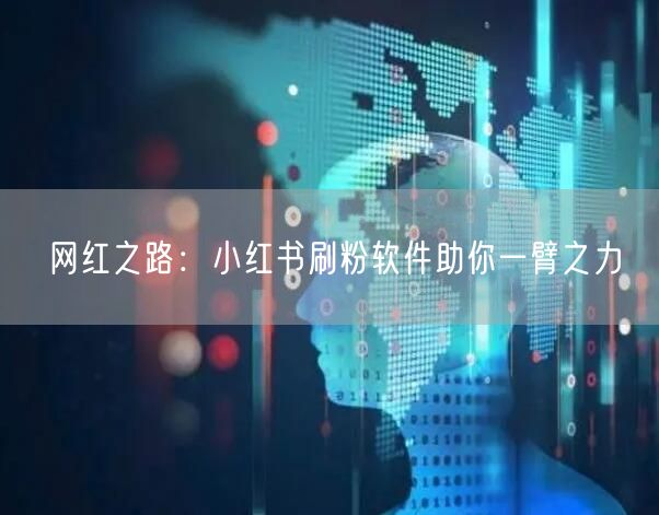 网红之路：小红书刷粉软件助你一臂之力