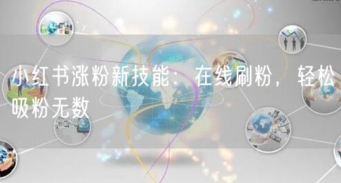 小红书涨粉新技能：在线刷粉，轻松吸粉无数