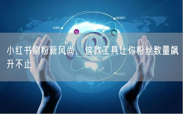 小红书刷粉新风尚，这款工具让你粉丝数量飙升不止