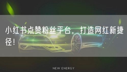 小红书点赞粉丝平台，打造网红新捷径！