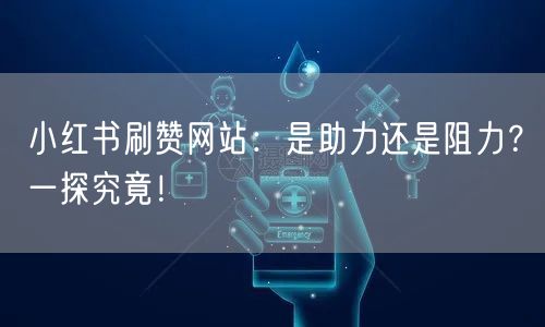 小红书刷赞网站：是助力还是阻力？一探究竟！