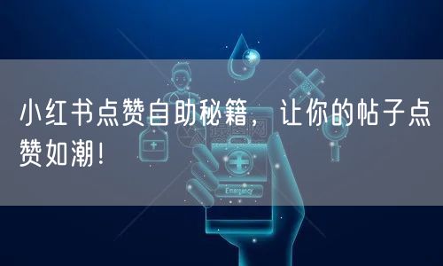 小红书点赞自助秘籍，让你的帖子点赞如潮！