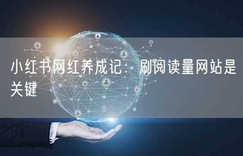 小红书网红养成记：刷阅读量网站是关键