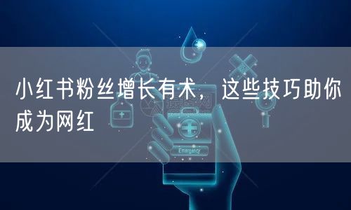 小红书粉丝增长有术，这些技巧助你成为网红