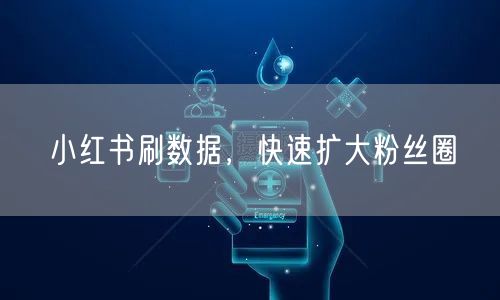 小红书刷数据，快速扩大粉丝圈