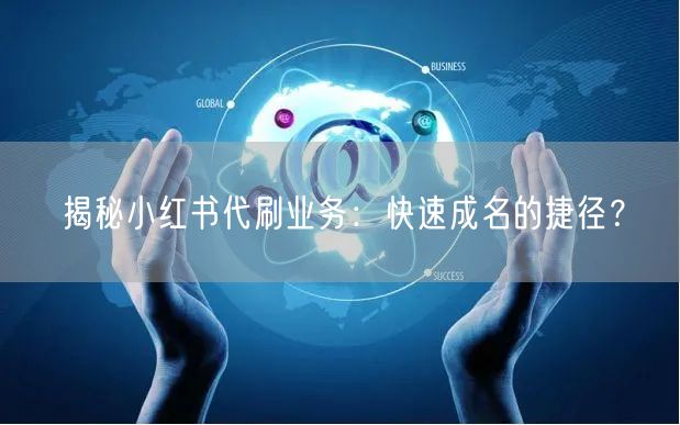 揭秘小红书代刷业务：快速成名的捷径？