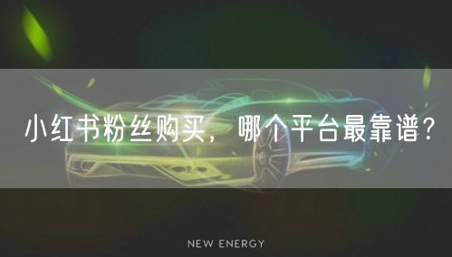 小红书粉丝购买，哪个平台最靠谱？
