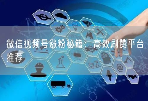 微信视频号涨粉秘籍：高效刷赞平台推荐