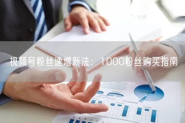 视频号粉丝速增新法：1000粉丝购买指南